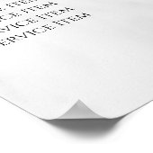 ヴィンテージ ビューティーサロン 料金表 ポスター (角)