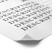 ヴィンテージ ビューティーサロン 料金表 ポスター (角)