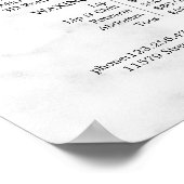 ヴィンテージ ビューティーサロン 料金表 ポスター (角)