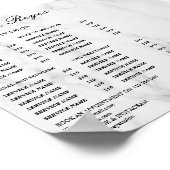 ヴィンテージ ビューティーサロン 料金表 ポスター (角)