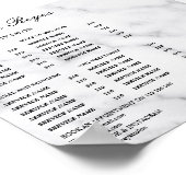 ヴィンテージ ビューティー サロン 料金表 ポスター (角)