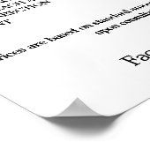 ヴィンテージ ビューティー サロン 料金表 ポスター (角)