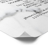 ヴィンテージ ビューティー サロン 料金表 ポスター (角)