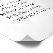 ヴィンテージ ビューティー サロン 料金表 ポスター (角)