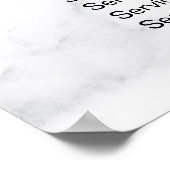 ヴィンテージ ビューティー サロン 料金表 ポスター (角)