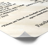 ヴィンテージ ビューティー サロン 料金表 ポスター (角)