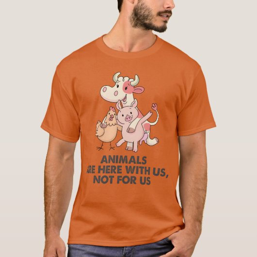 ヴィンテージ ビーガン ベジタリアン 動物愛護 Tシャツ (正面)