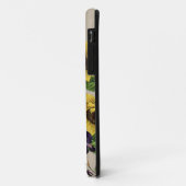 ヴィンテージ・ビーハイブ はちみつ採取する蜂とひまわりのモノグラム Case-Mate iPhoneケース (裏面/左)