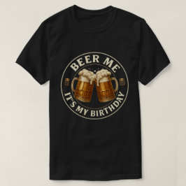 ヴィンテージ ビール バースデー チアーズ 慶祝 アート Tシャツ