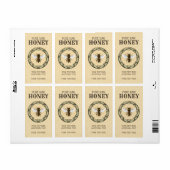 ヴィンテージ ビー ハニーポット 2 ラベル (フルシート)