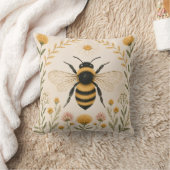 ヴィンテージ ビー ボタニカル スロー ピロー (ブランケット)