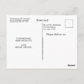 ヴィンテージ ピアノレッスン 母猫と子猫たち ポストカード (裏面)