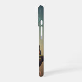 ヴィンテージ ピクセルアーケード ファンタジー 高原 iPhone 16ケース (左側面)