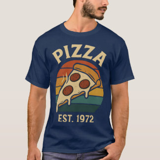 ヴィンテージ ピザ スライス レトロ 70年代 フード アート デザイン ギフト Tシャツ