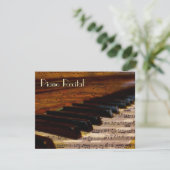 ヴィンテージ·ピユニセックスアノ·リサイタル招待状 招待状 (スタンド正面)