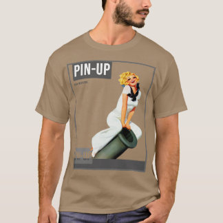 ヴィンテージ ピンアップ雑誌 30 Tシャツ