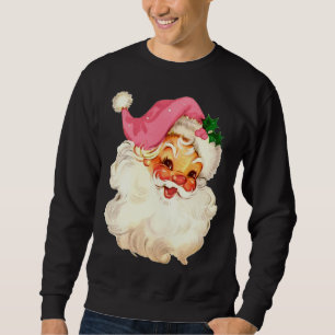 ヴィンテージ ピンクサンタ ピンククリスマス パジャマ スウェットシャツ