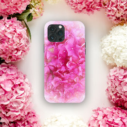 ヴィンテージ ピンク アジサイ の花 iPhone 13 PRO MAXケース