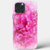 ヴィンテージ ピンク アジサイ の花 Case-Mate iPhoneケース (裏面)
