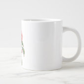 ヴィンテージ ピンク カメリア 植物画 マグカップ (右)