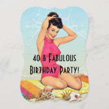 ヴィンテージ·ピンナップ·ガールとSea Shellパーティー