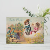ヴィンテージ・ピーコックス＆エッグ・カレッジ・イースター・パーティー 招待状 (スタンド正面)