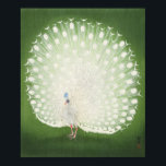 ヴィンテージ・ピーコックレトロ 日本の ポスター<br><div class="desc">ヴィンテージ素晴らし孔雀、ポ日本のスター。レトロ日本のスタイルのポスターは緑色の背景に孔雀を特徴とする。アーティスト：大原小村。</div>