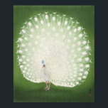 ヴィンテージ・ピーコックレトロ 日本の ポスター<br><div class="desc">ヴィンテージ素晴らし孔雀、ポ日本のスター。レトロ日本のスタイルのポスターは緑色の背景に孔雀を特徴とする。アーティスト：大原小村。</div>