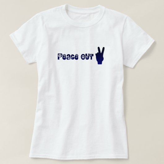 ヴィンテージ ピース Tシャツ (デザイン正面)