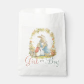 ヴィンテージ・ピーターザラビットジェンダーが男の子を明かす フェイバーバッグ (正面)