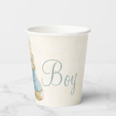 ヴィンテージ・ピーターザラビットジェンダーが男の子を明かす 紙コップ (裏面)