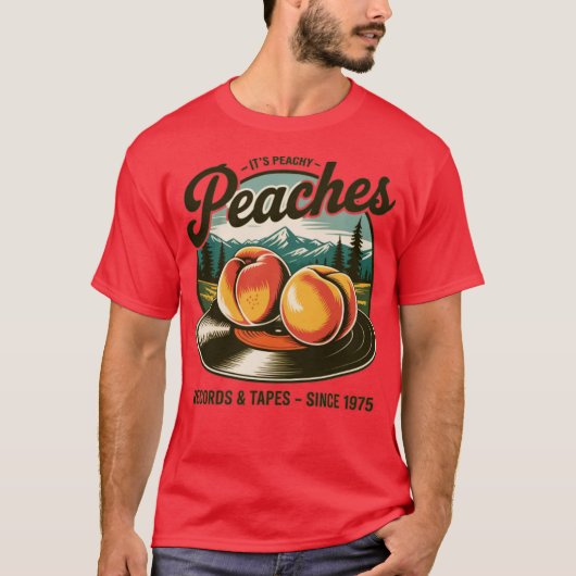ヴィンテージ・ピーチレコード Tシャツ (正面)