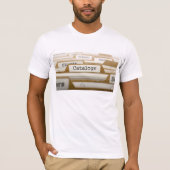 ヴィンテージ ファイルフォルダーカタログ タブ 整理術 Tシャツ (正面)