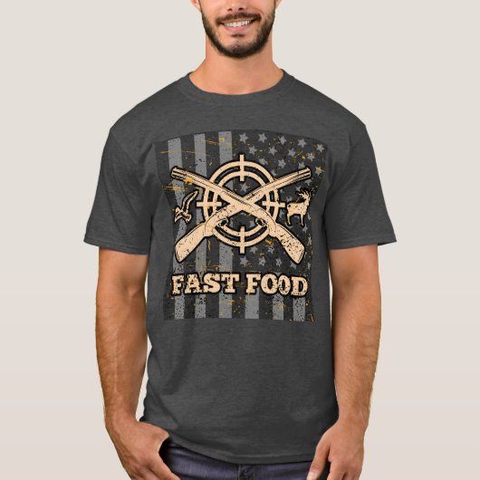 ヴィンテージ ファストフード狩り Tシャツ (正面)