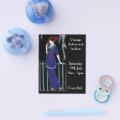 ヴィンテージ ファッション セール フライヤー (シングル)