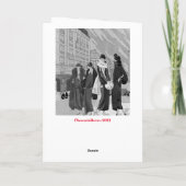 ヴィンテージ ファッション 母の日のカード カード (裏面)