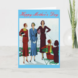 ヴィンテージ ファッション 母の日 カード