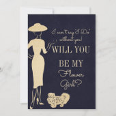 ヴィンテージ ファッション 花嫁の花 になりますか カード (正面)