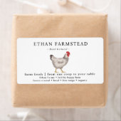 ヴィンテージ ファミリー チキン ファーム ビジネス ラベル (インサイチュ)