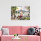 ヴィンテージ·ファミリー·ラ絵画イフズ キャンバスプリント (インサイチュ (リビング))