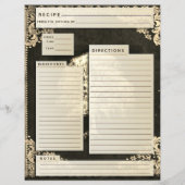 ヴィンテージ ファミリー レシピ 挿入ページ (裏面)