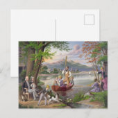 ヴィンテージ・ファミ絵画リー ポストカード (正面/裏面)