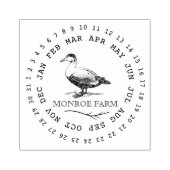 ヴィンテージ ファームハウス ダックエッグ カートン スタンプ (インプリント)