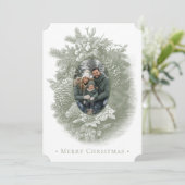 ヴィンテージ ファームハウス トワール ボタニカル クリスマス 写真 (スタンド正面)