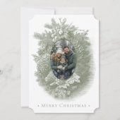ヴィンテージ ファームハウス トワール ボタニカル クリスマス 写真 (正面)