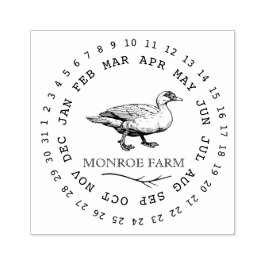 ヴィンテージ ファーム エレガント ダック エッグ カートン スタンプ