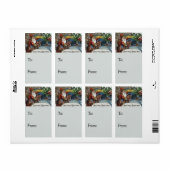 ヴィンテージ・ファー・クリスマスグリーティング・ギフトラベル ラベル (フルシート)