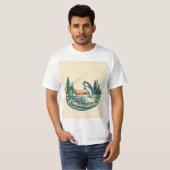ヴィンテージ フィッシュ ウィスパー Tシャツ (正面フル)