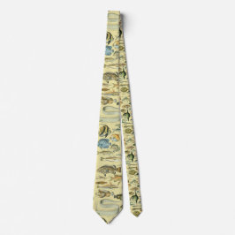 ヴィンテージ フィッシュ サイエンティフィック フィッシング アート ネクタイ