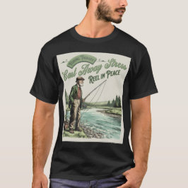 ヴィンテージ フィッシング ライフスタイル コレクション デザイン Tシャツ